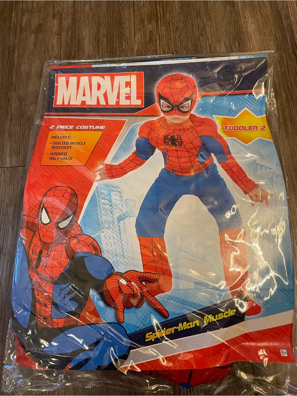 Marvel Spider-Man Toddler Costume in Red and Blue